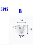 5db Ezüst Autó Ajtó Kárpit Panel