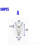 5db Ezüst Autó Ajtó Kárpit Panel