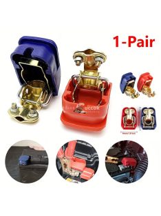 2 darabos autós akkumulátor kapocsbilincs