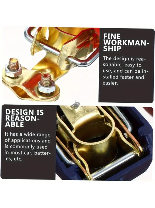 2 darabos autós akkumulátor kapocsbilincs