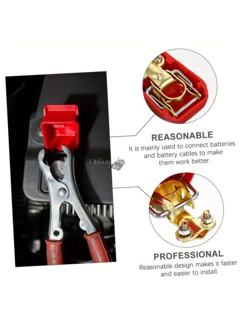 2 darabos autós akkumulátor kapocsbilincs