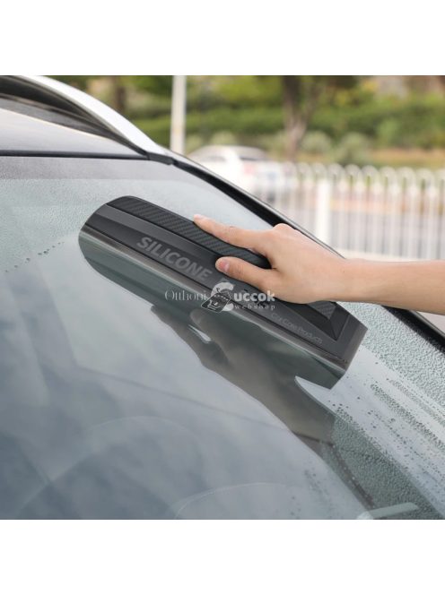 Szilikon autós ablaktörlő lapát, karcolásgátló, vízkaparó, üvegtisztító eszköz