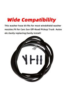   Szélvédőmosó tömlőkészlet - 2 méteres univerzális tömlő