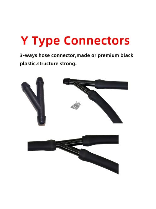 Szélvédőmosó tömlőkészlet - 2 méteres univerzális tömlő