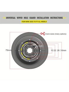   Univerzális autó ablaktörlő lapát védőburkolat készlet