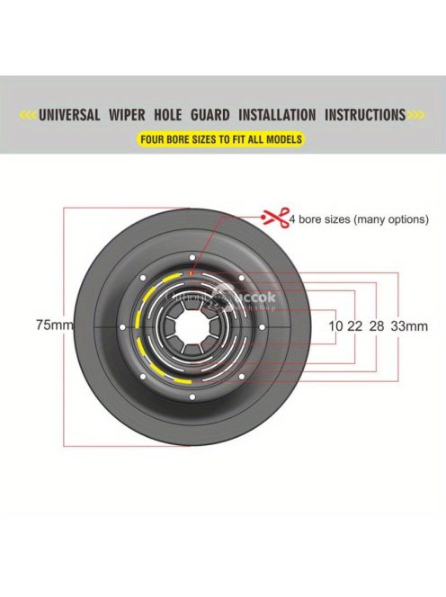 Univerzális autó ablaktörlő lapát védőburkolat készlet
