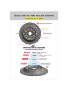 Univerzális autó ablaktörlő lapát védőburkolat készlet