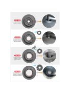 Univerzális autó ablaktörlő lapát védőburkolat készlet