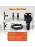 1db Univerzális Stílusú Autós Ablaktörlő Fúvóka