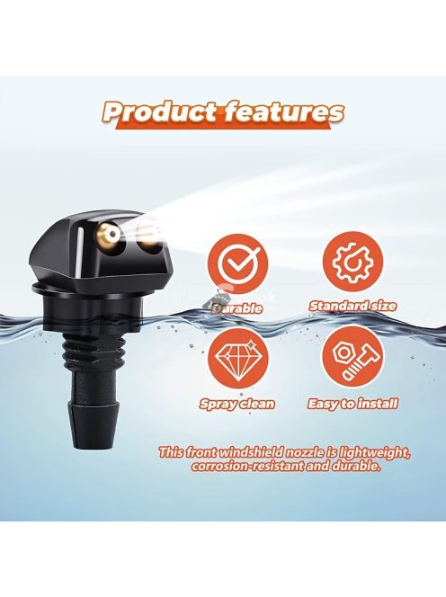 1db Univerzális Stílusú Autós Ablaktörlő Fúvóka