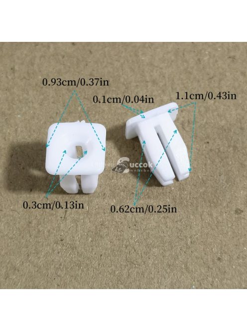 50db-os autó rögzítő klipsz,