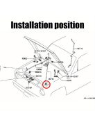 Autókuplung-huzalos tartó