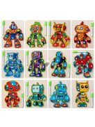 3D Fa Robot Puzzle Bónusz Tollal