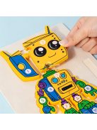 3D Fa Robot Puzzle Bónusz Tollal