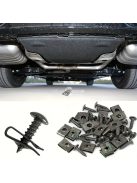 40 darabos autójavító készlet: Tartós vascsavarok és ülésrögzítő klipek, motor sárvédő és lökhárító védőbilincsek - Alapvető autó kiegészítők