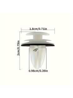 50db Autóajtó Panelek Klipszei Tömítőgyűrűvel