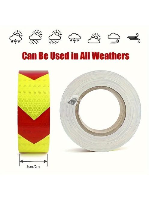 Fényvisszaverő biztonsági szalag járművekhez és pótkocsikhoz