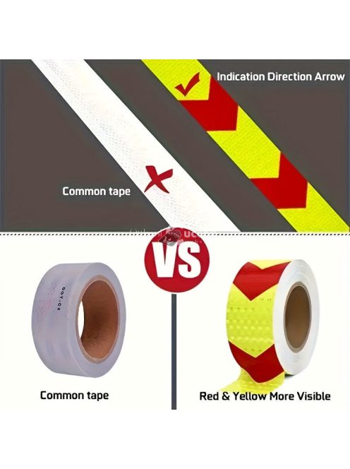 Fényvisszaverő biztonsági szalag járművekhez és pótkocsikhoz