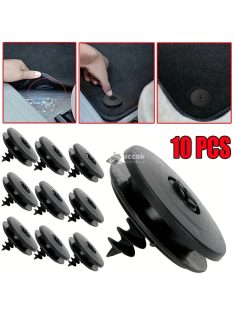   10 db univerzális autós padlószőnyeg csúszásgátló patentkapocs