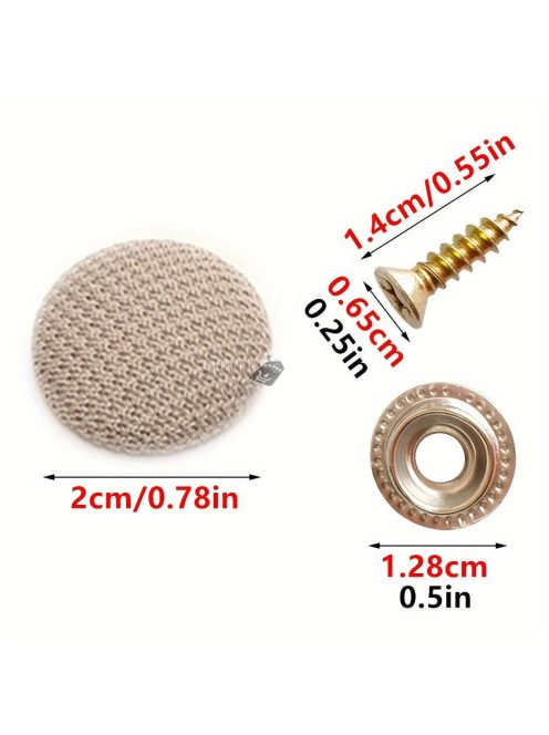 20 db-os járműtető kárpit javító csat