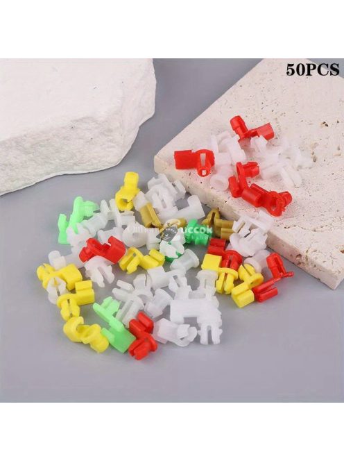 50db Autóajtó Zár Rúd Klipsz