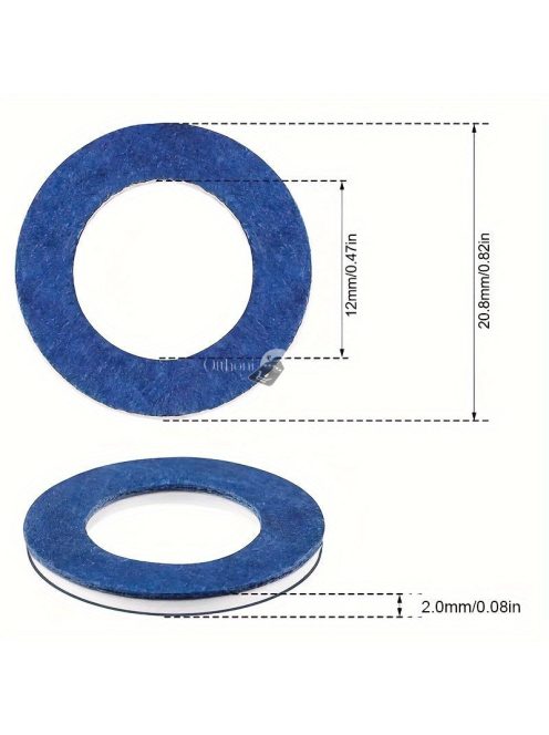 10db Alumínium Olajleeresztő Dugó Tömítés