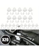 20db univerzális autó rögzítőelem motorháztető tartó rúd tartó klipek