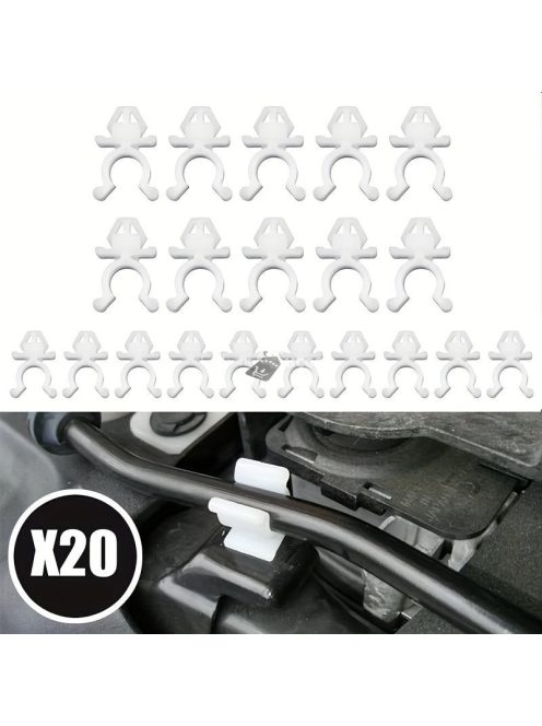 20db univerzális autó rögzítőelem motorháztető tartó rúd tartó klipek