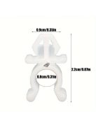 20db univerzális autó rögzítőelem motorháztető tartó rúd tartó klipek