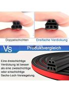 10méteres öntapadós gumi autóajtó tömítés