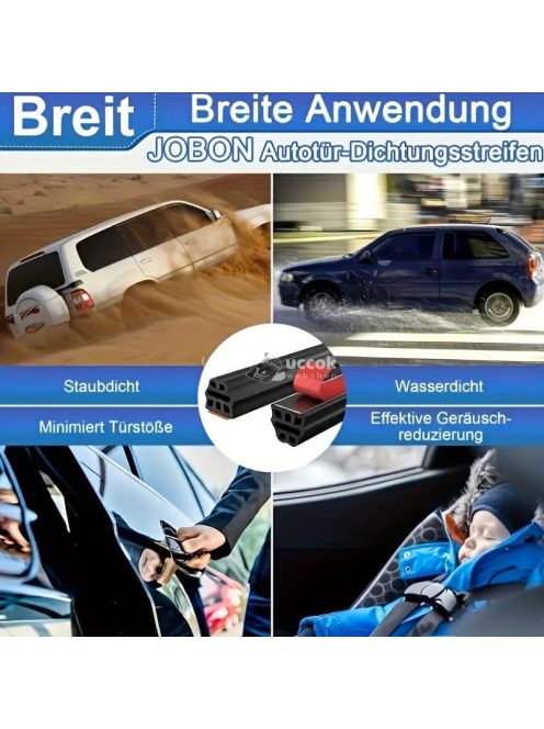 10méteres öntapadós gumi autóajtó tömítés