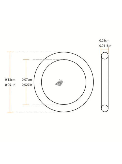 10db Prémium Fekete Gumi O-Gyűrű