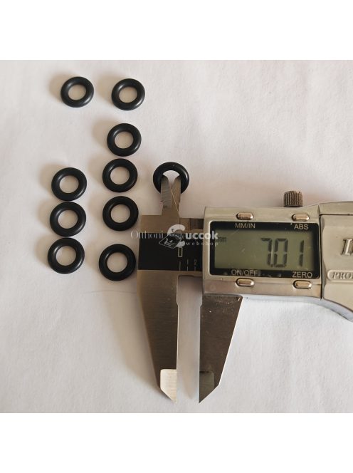 10db Prémium Fekete Gumi O-Gyűrű