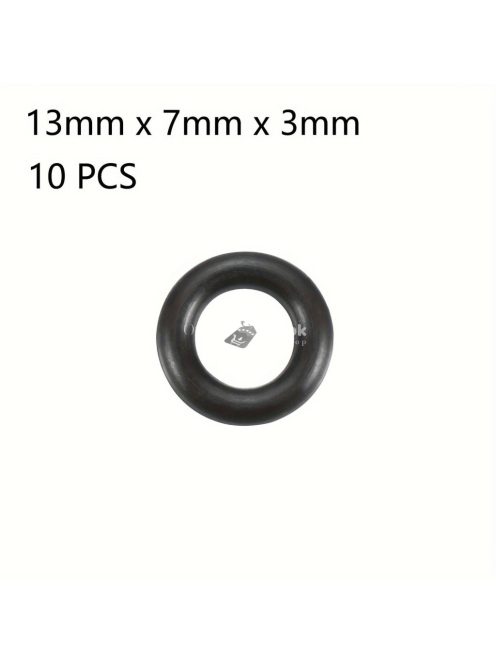 10db Prémium Fekete Gumi O-Gyűrű
