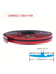   Prémium szélvédőtömítő gumiszalaggal – vízálló, porálló és hangálló!