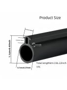 Szélvédő csík készlet alumínium ajtókhoz