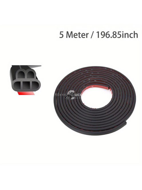 Univerzális 5 méteres vízálló szivacsgumi autóajtó tömítőcsík