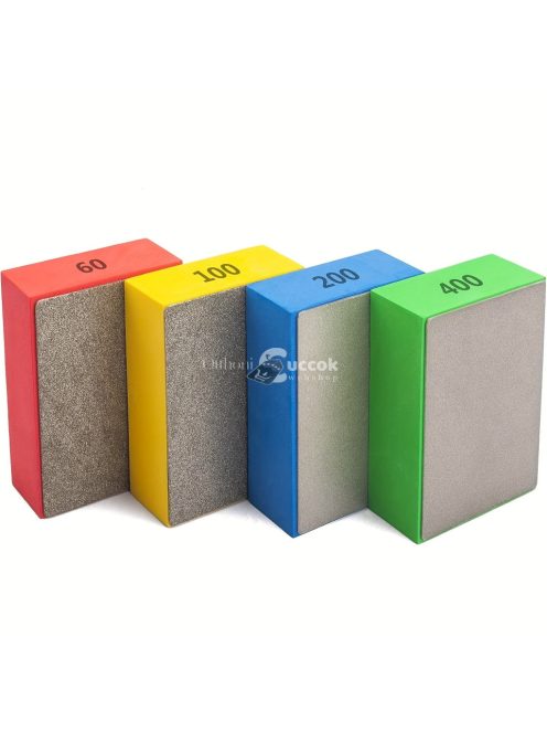 4 darab gyémánt csiszoló szelet, csempevágó blokk