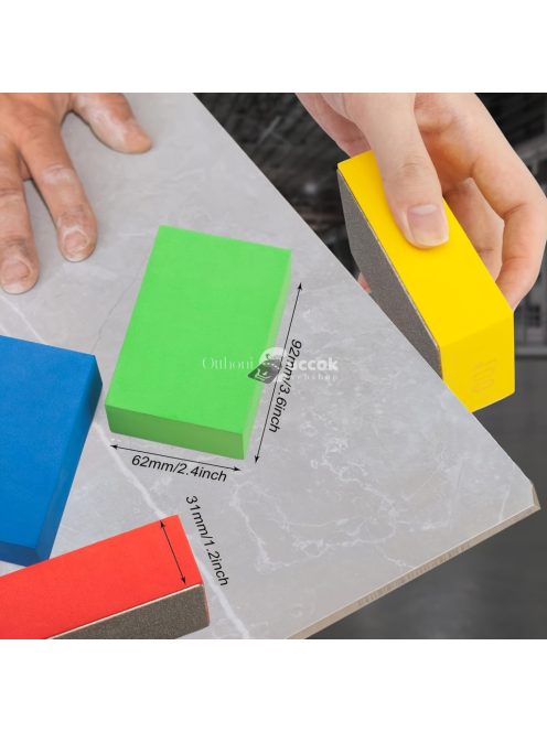 4 darab gyémánt csiszoló szelet, csempevágó blokk