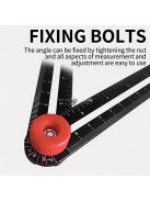 6 az 1-ben alumíniumötvözetből készült összecsukható vonalzó