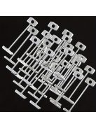 50db Cserélhető T-szeges padló- és fali csempe szintező rendszer