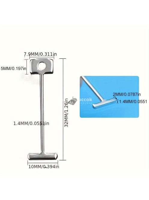 50db Cserélhető T-szeges padló- és fali csempe szintező rendszer