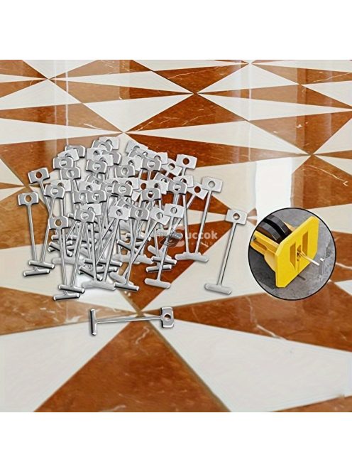 50db Cserélhető T-szeges padló- és fali csempe szintező rendszer