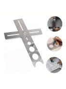 Állítható Multifunkciós Rozsdamentes Acél Szintező Segédeszköz