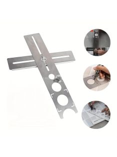   Állítható Multifunkciós Rozsdamentes Acél Szintező Segédeszköz