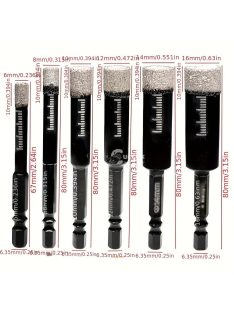 Prémium Gyémánt Lyukfúró Készlet