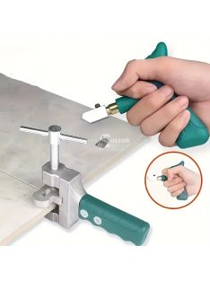   2 az 1-ben kézi üveg- és csempevágó szerszámkészlet T-fogantyúval