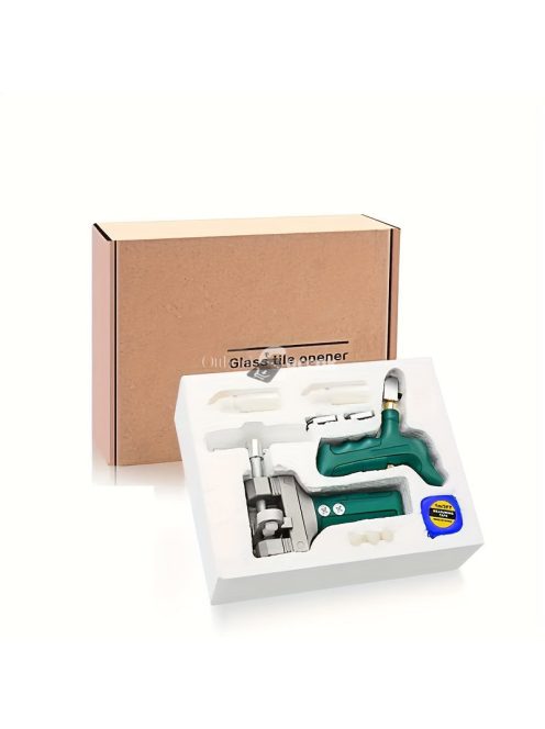 2 az 1-ben kézi üveg- és csempevágó szerszámkészlet T-fogantyúval