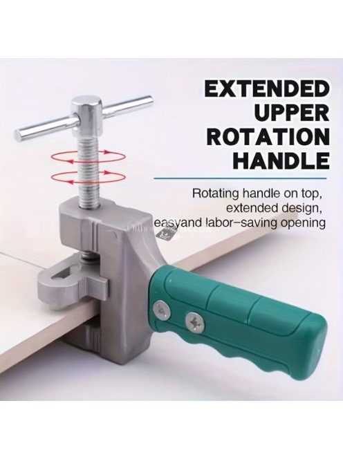 2 az 1-ben kézi üveg- és csempevágó szerszámkészlet T-fogantyúval