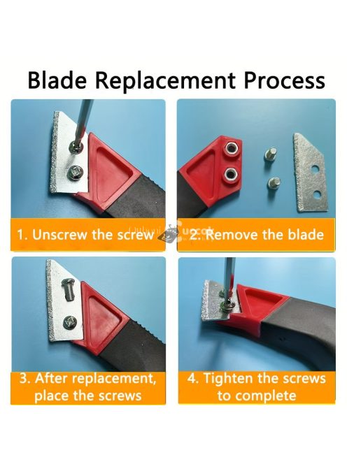 Professzionális csempefugázó tisztító szerszámkészlet vésőkésekkel